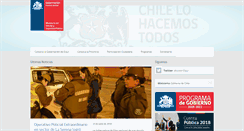 Desktop Screenshot of gobernacionelqui.gov.cl